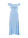 Orsay Svetlo modra ženska maksi obleka ORSAY