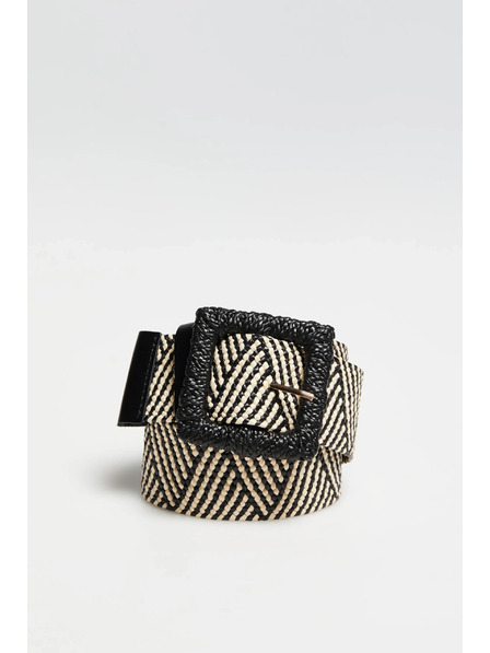 Moodo Pleteni pas črn Moodo