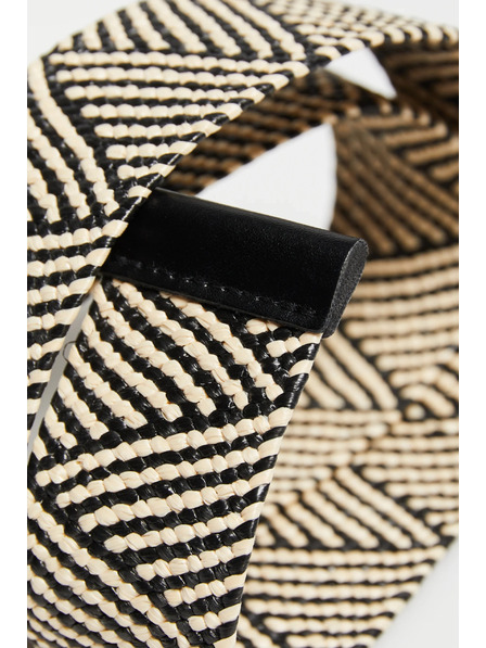 Moodo Pleteni pas črn Moodo