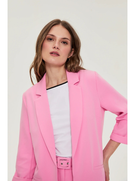 Moodo Suknjič s 3/4 rokavi rožnat Moodo