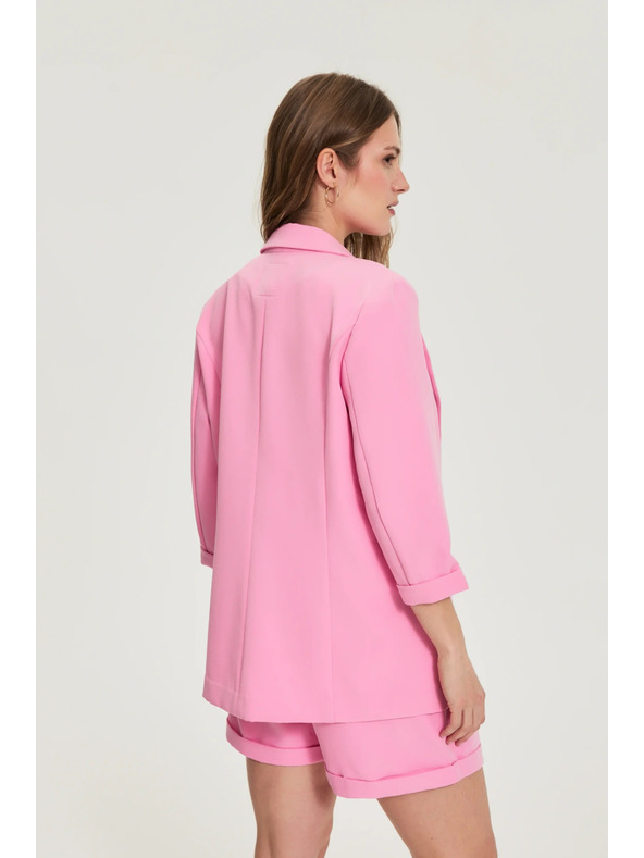 Moodo Suknjič s 3/4 rokavi rožnat Moodo