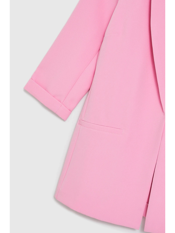 Moodo Suknjič s 3/4 rokavi rožnat Moodo