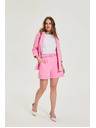 Moodo Kratke hlače s pasom rožnate Moodo