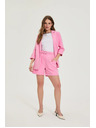 Moodo Kratke hlače s pasom rožnate Moodo