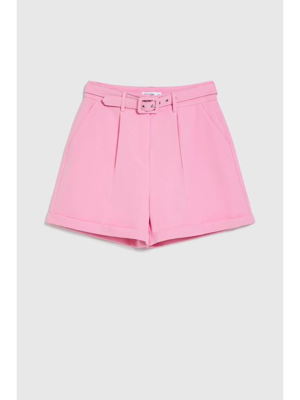 Moodo Kratke hlače s pasom rožnate Moodo