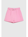 Moodo Kratke hlače s pasom rožnate Moodo