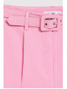 Moodo Kratke hlače s pasom rožnate Moodo