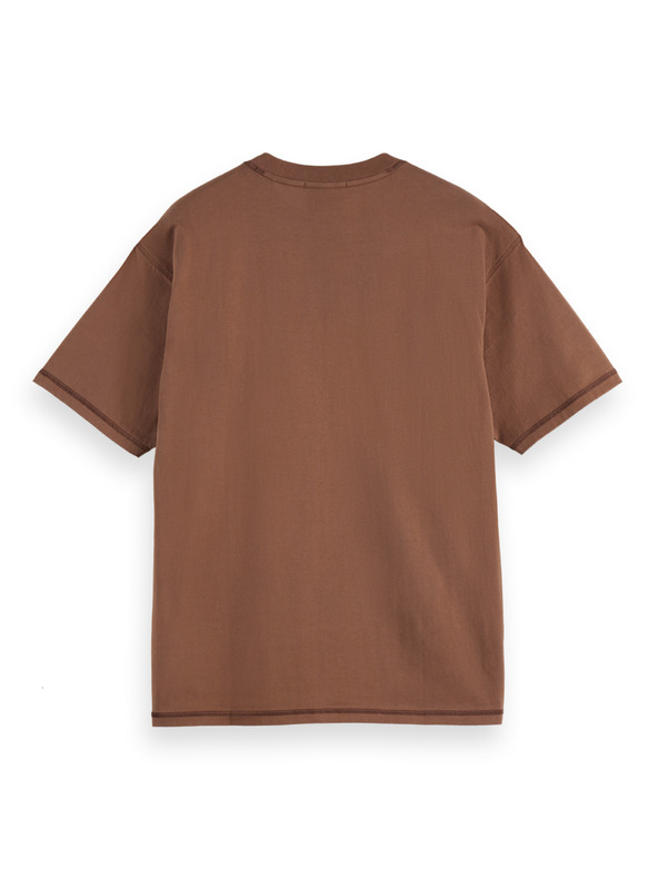 Scotch & Soda Moska ohlapna majica z napisom