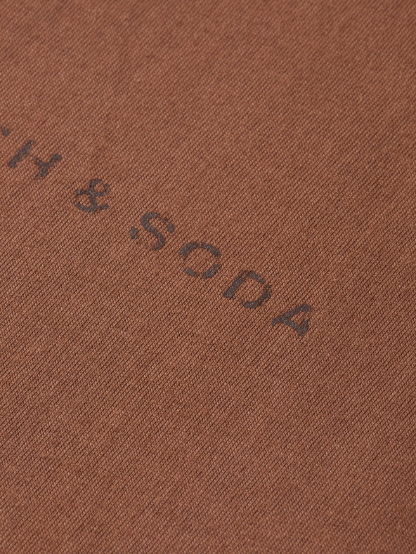 Scotch & Soda Moska ohlapna majica z napisom