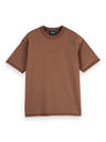 Scotch & Soda Moska ohlapna majica z napisom