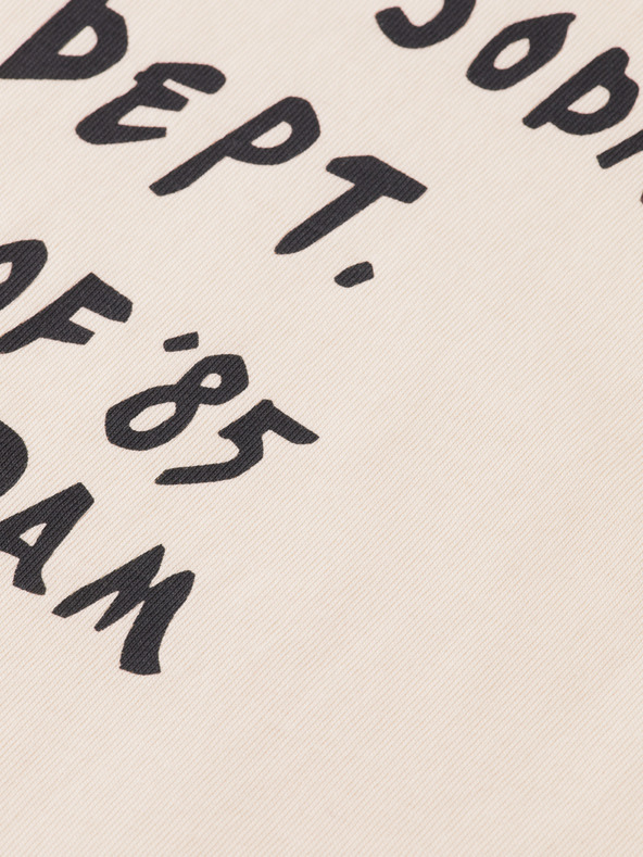 Scotch & Soda Zenska kremasta majica z napisom