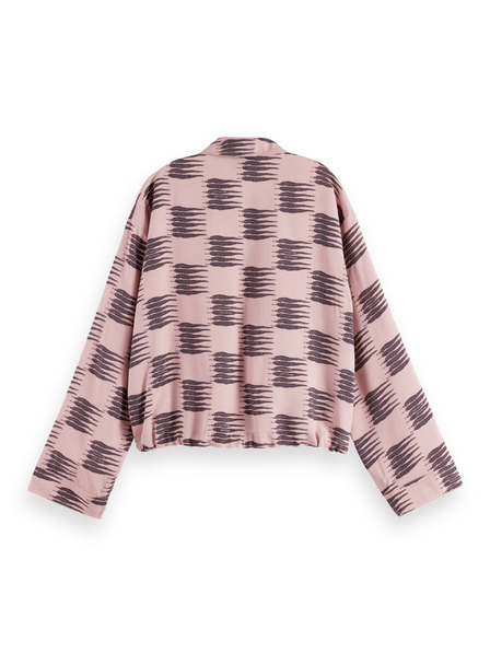 Scotch & Soda Roza ženska srajca s vezavanjem