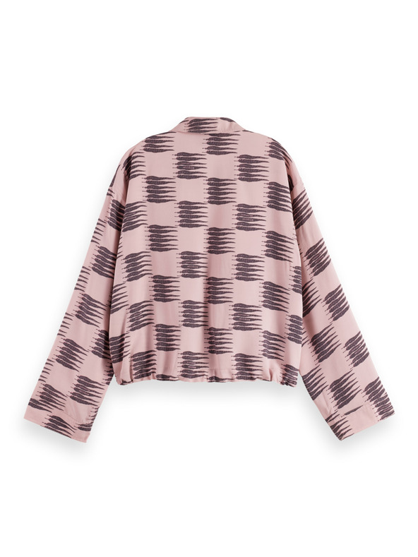 Scotch & Soda Roza ženska srajca s vezavanjem