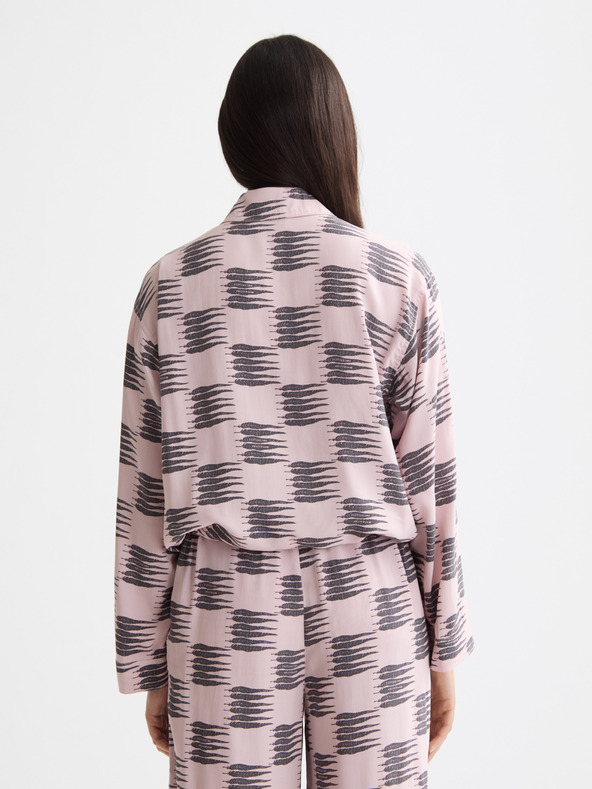 Scotch & Soda Roza ženska srajca s vezavanjem