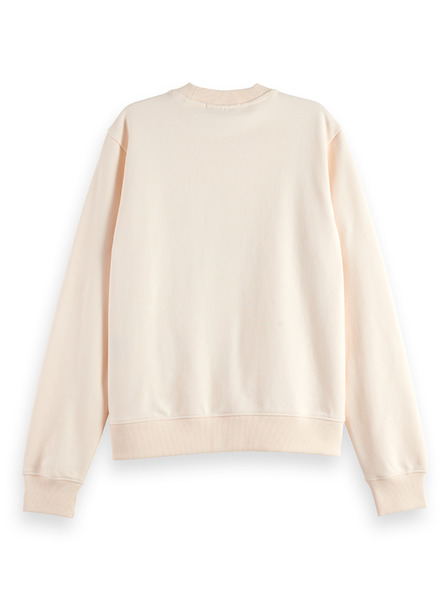 Scotch & Soda Zenska kremasta pulover z napisom