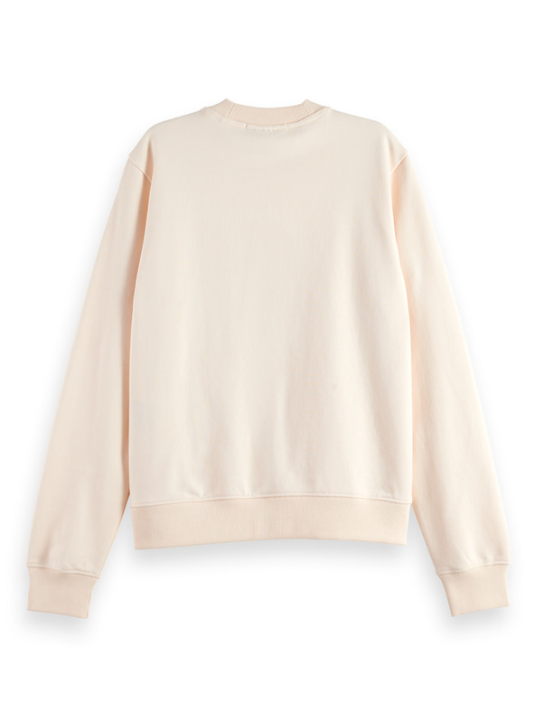 Scotch & Soda Zenska kremasta pulover z napisom