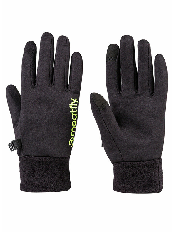 Meatfly Meatfly otroške rokavice Kids Powerstretch Black Lime