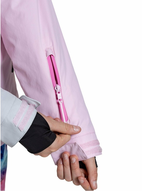 Meatfly Meatfly otroška SNB & SKI jakna Deliah Grey/Pastel Pink