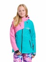 Meatfly Meatfly otroška SNB & SKI jakna Deliah Hot Pink/Turquoise