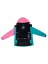 Meatfly Meatfly otroška SNB & SKI jakna Deliah Hot Pink/Turquoise