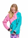 Meatfly Meatfly otroška SNB & SKI jakna Deliah Hot Pink/Turquoise