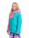 Meatfly Meatfly otroška SNB & SKI jakna Deliah Hot Pink/Turquoise