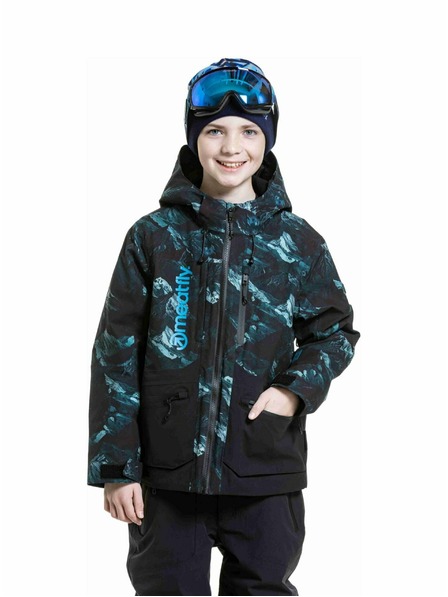 Meatfly Meatfly otroška SNB & SKI jakna Bangito Green Mountains