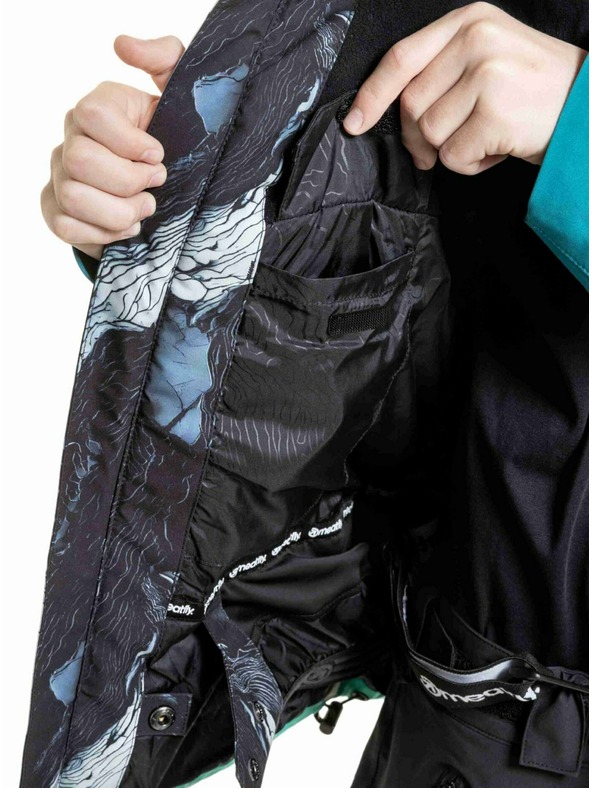 Meatfly Meatfly otroška SNB & SKI jakna Bangito Green Mountains