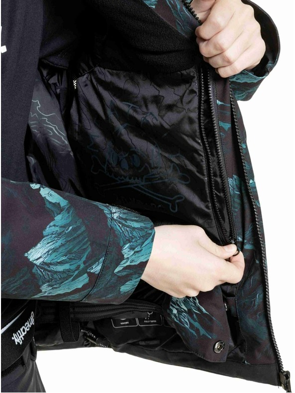 Meatfly Meatfly otroška SNB & SKI jakna Bangito Green Mountains