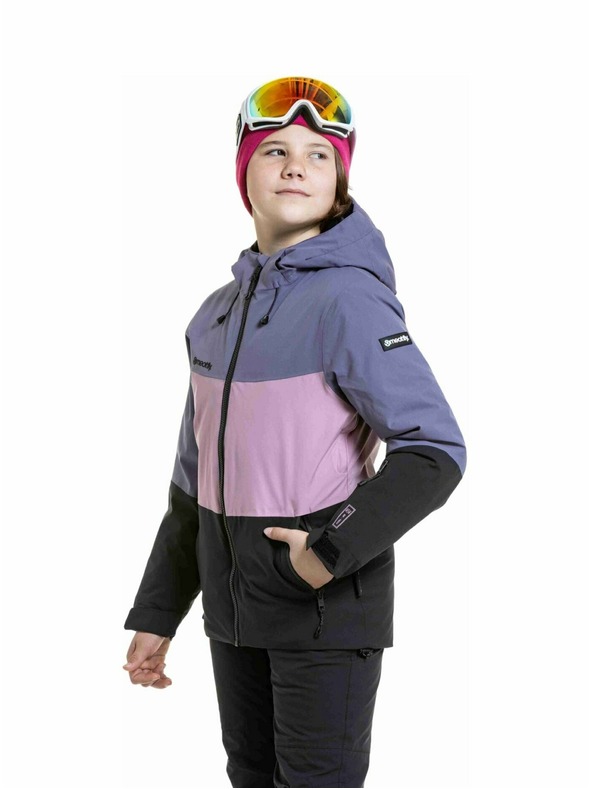 Meatfly Meatfly otroška SNB & SKI jakna Deliah Black / Purple Light