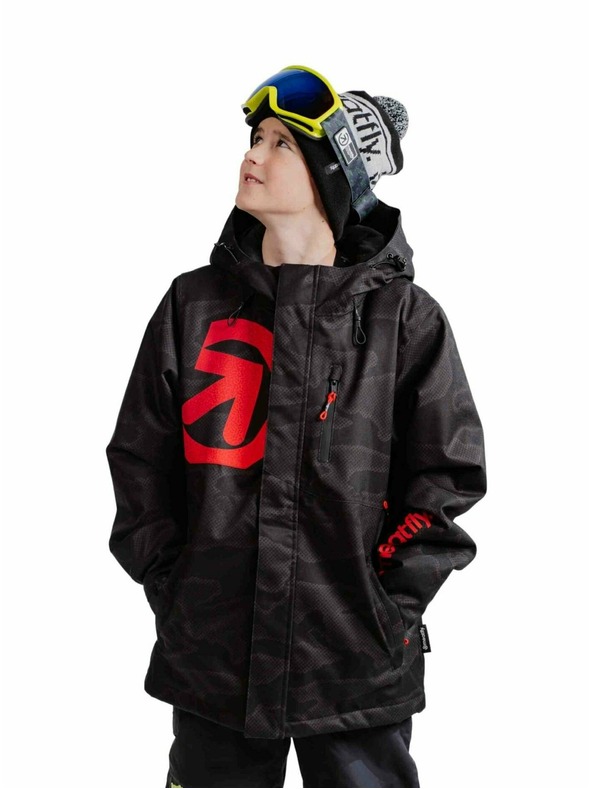 Meatfly Meatfly otroška SNB & SKI jakna Bangito Morph Black