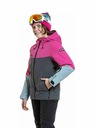 Meatfly Meatfly otroška SNB & SKI jakna Deliah Grey Dark / Pink