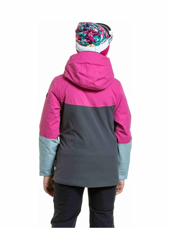 Meatfly Meatfly otroška SNB & SKI jakna Deliah Grey Dark / Pink