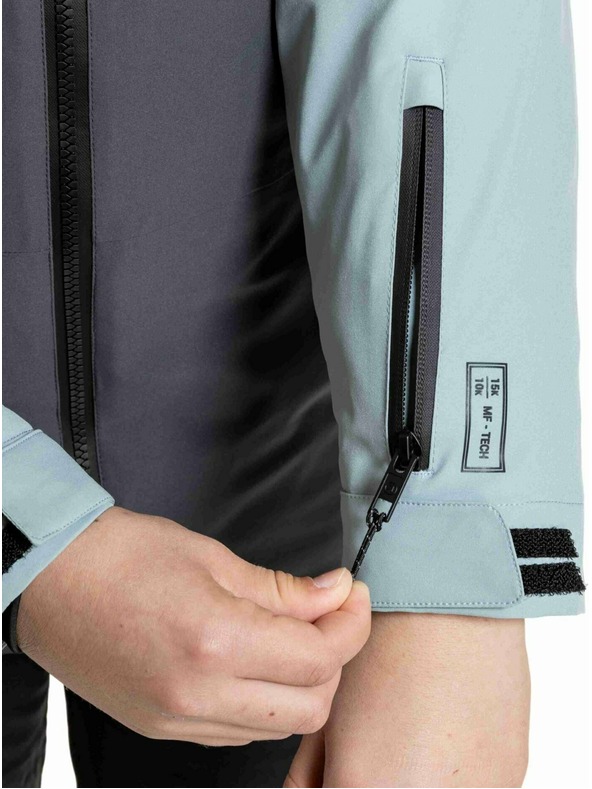 Meatfly Meatfly otroška SNB & SKI jakna Deliah Grey Dark / Pink