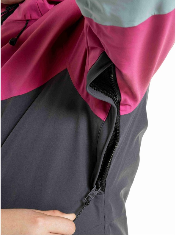 Meatfly Meatfly otroška SNB & SKI jakna Deliah Grey Dark / Pink