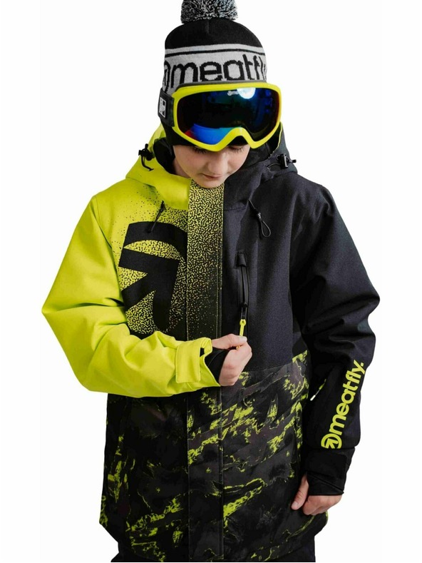 Meatfly Meatfly otroška SNB & SKI jakna Bangito Acid Lime Mossy