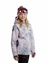 Meatfly Meatfly otroška SNB & SKI jakna Deliah Clouds Pink