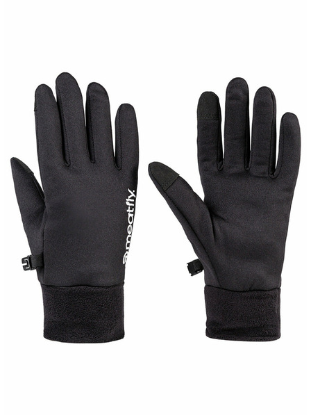 Meatfly Meatfly moške rokavice Mens Powerstretch Black White