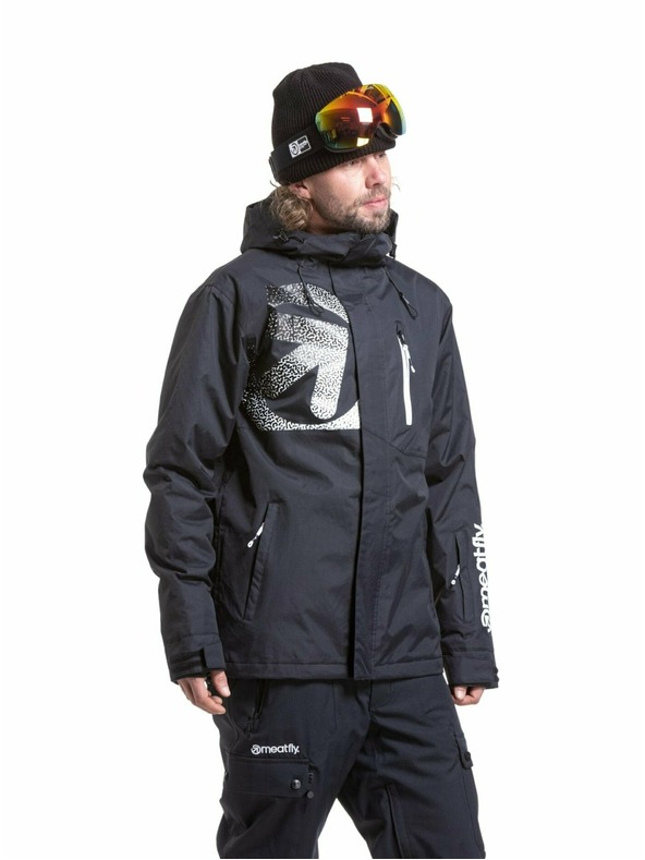 Meatfly Meatfly moški SNB & SKI jakna Shader Black