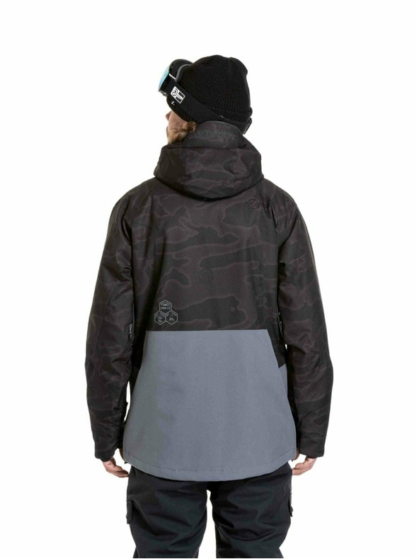 Meatfly Meatfly moški SNB & SKI jakna Cronos Morph Black