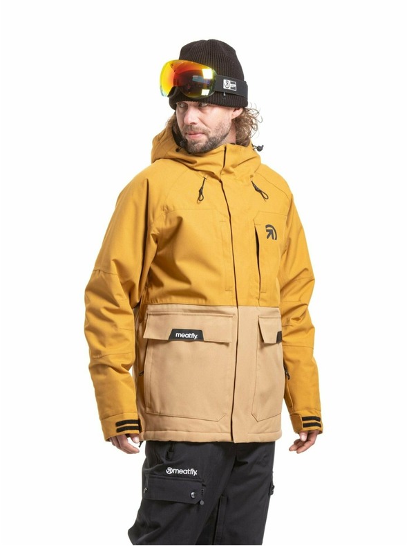 Meatfly Meatfly moški SNB & SKI jakna Vertigo Wood / Tan