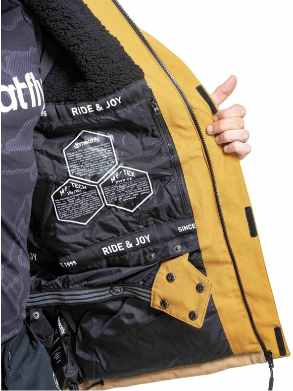 Meatfly Meatfly moški SNB & SKI jakna Vertigo Wood / Tan