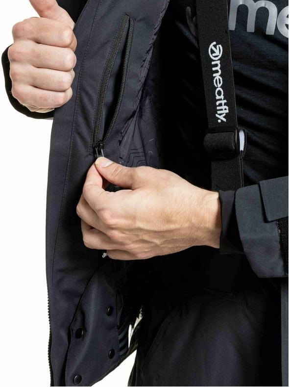 Meatfly Meatfly moški SNB & SKI jakna Acha Black