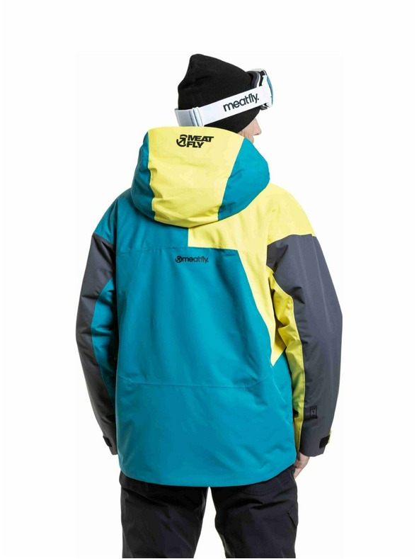Meatfly Meatfly moški SNB & SKI jakna Shader Hb Blue / Lime