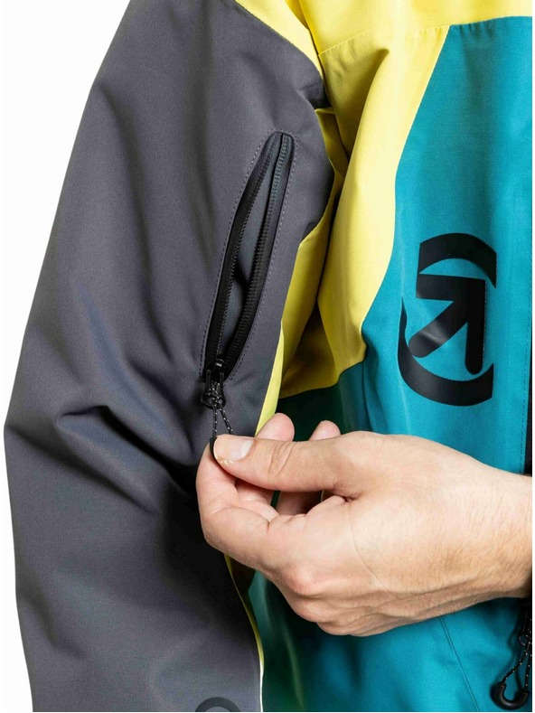 Meatfly Meatfly moški SNB & SKI jakna Shader Hb Blue / Lime