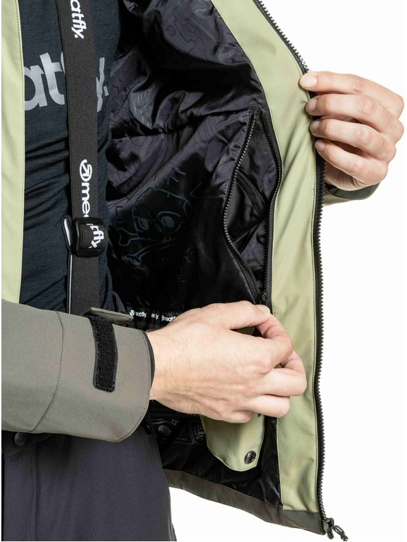 Meatfly Meatfly moški SNB & SKI jakna Cronos Olive Light / Olive Dark