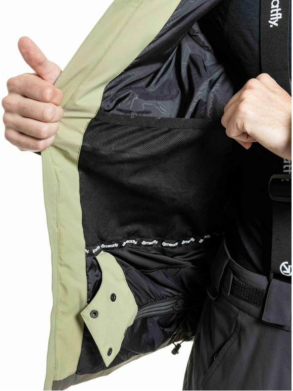 Meatfly Meatfly moški SNB & SKI jakna Cronos Olive Light / Olive Dark