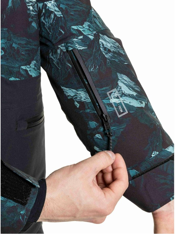 Meatfly Meatfly moški SNB & SKI jakna Manifold Green Mountains