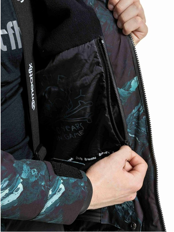 Meatfly Meatfly moški SNB & SKI jakna Manifold Green Mountains