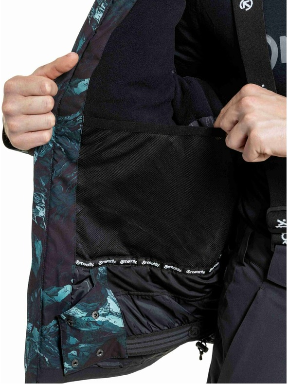 Meatfly Meatfly moški SNB & SKI jakna Manifold Green Mountains